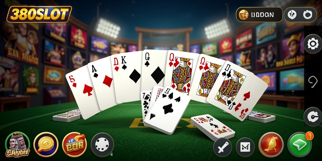 Tampilan gameplay seru dari permainan Domino 380SLOT.