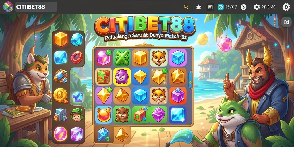 Tampilan gameplay CITIBET88 yang penuh warna dan menarik.