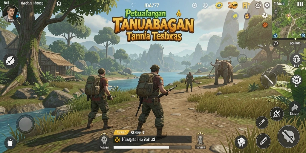 Tampilan gameplay <strong>IDA777</strong> yang menakjubkan di dunia terbuka.