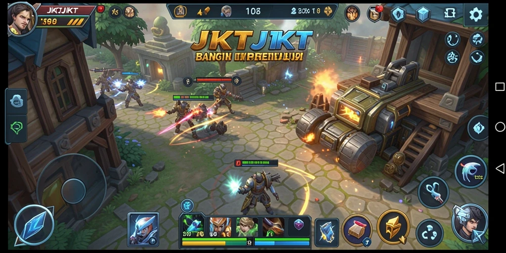 Tampilan gameplay <strong>JKTJKT</strong> yang memukau dan penuh strategi.