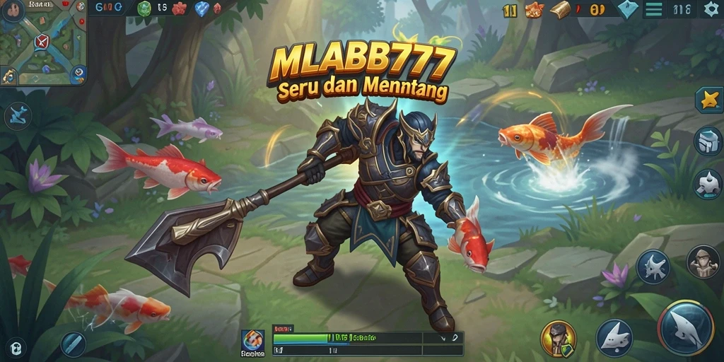 Tampilan gameplay MLBB777 yang mendebarkan saat memancing.