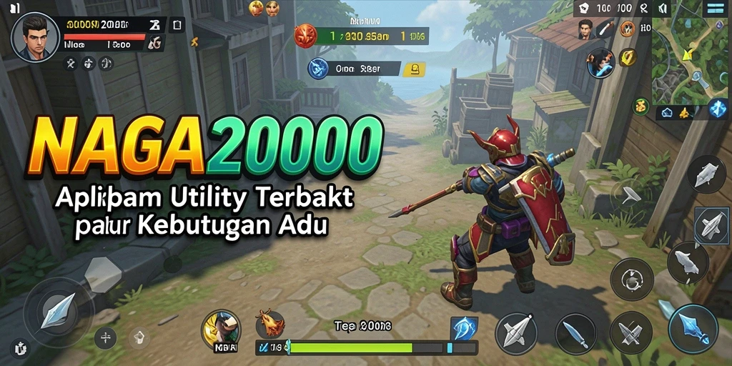 Tampilan antarmuka pengguna NAGA2000 yang intuitif dan efisien.