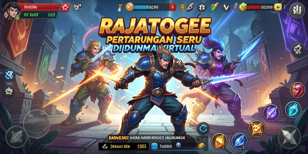 Tangkapan layar RAJATOGEL menunjukkan aksi pertarungan yang intens dan grafis yang memukau.