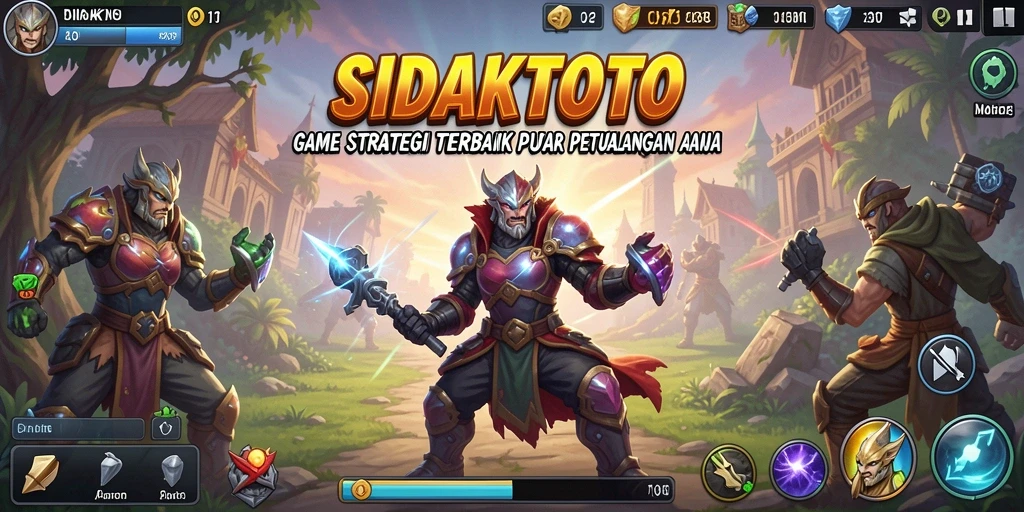 Gameplay dinamis SIDAKTOTO yang melibatkan strategi dan kerjasama.
