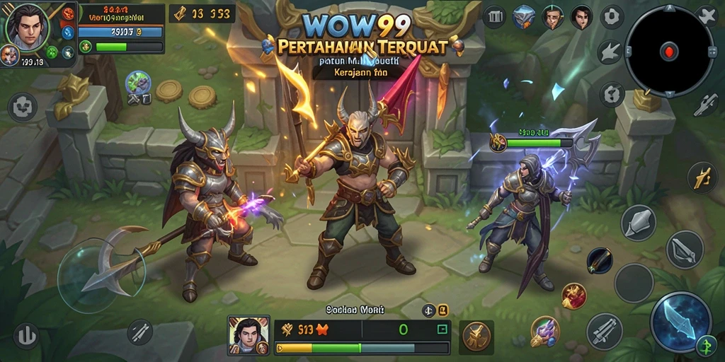 Gameplay Tower Defense yang mendebarkan dan penuh strategi.